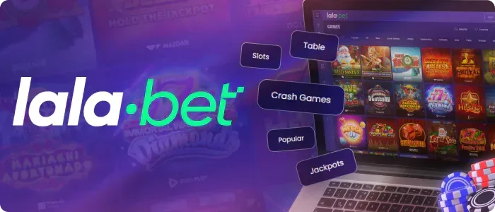 Casinocategorieën in het Lalabet-materiaal