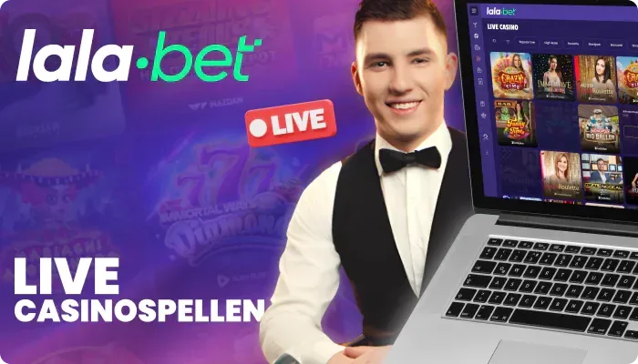 Live casino in het Lalabet-materiaal